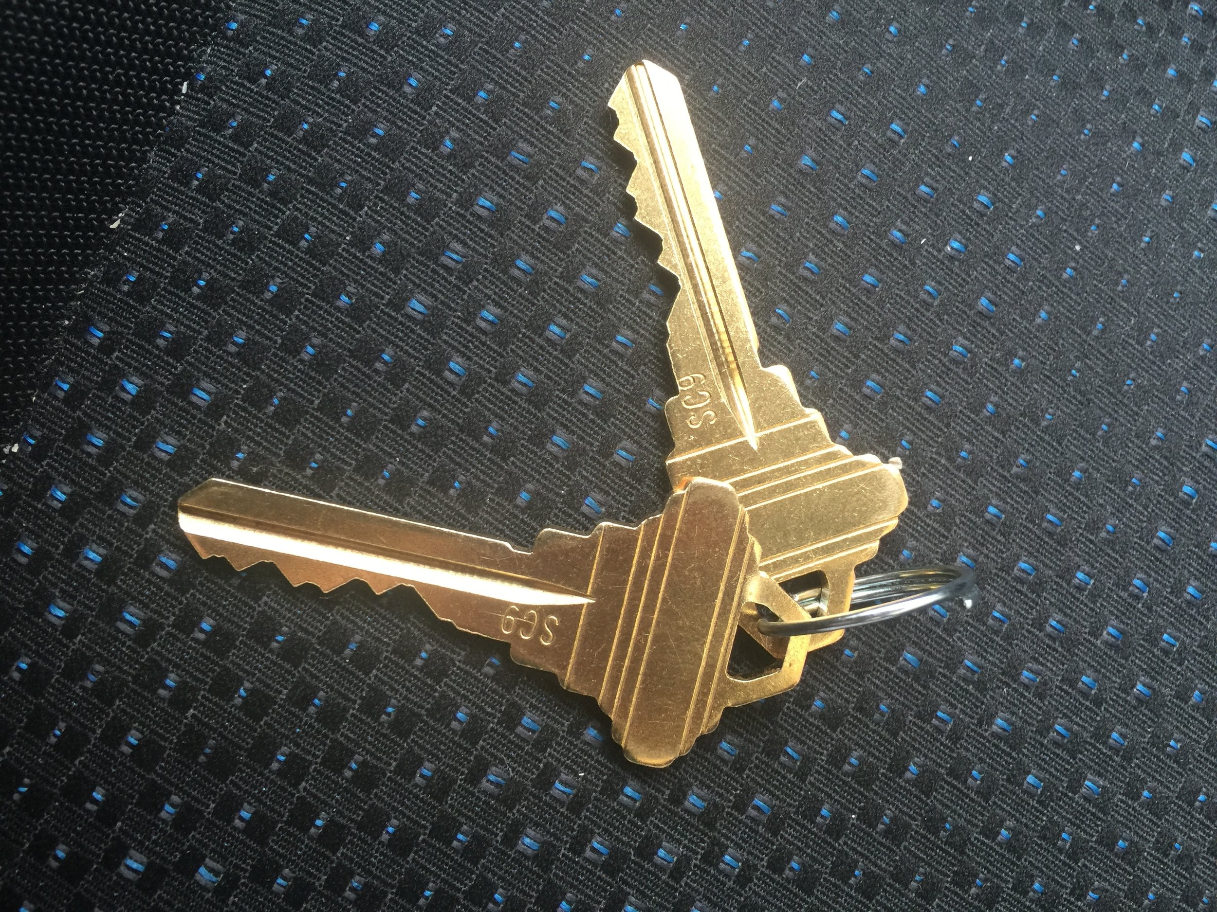 Keys to the new space 